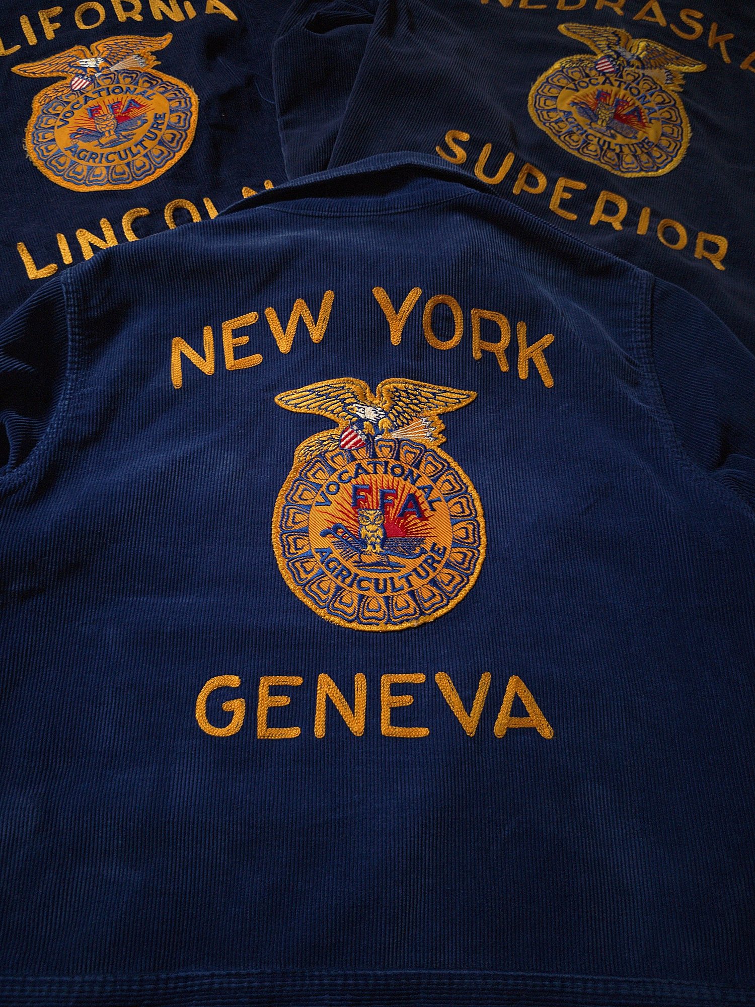 1960s–80s FFA (Future Farmers of America) corduroy jacket.